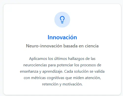 CEO - Innovación educativa